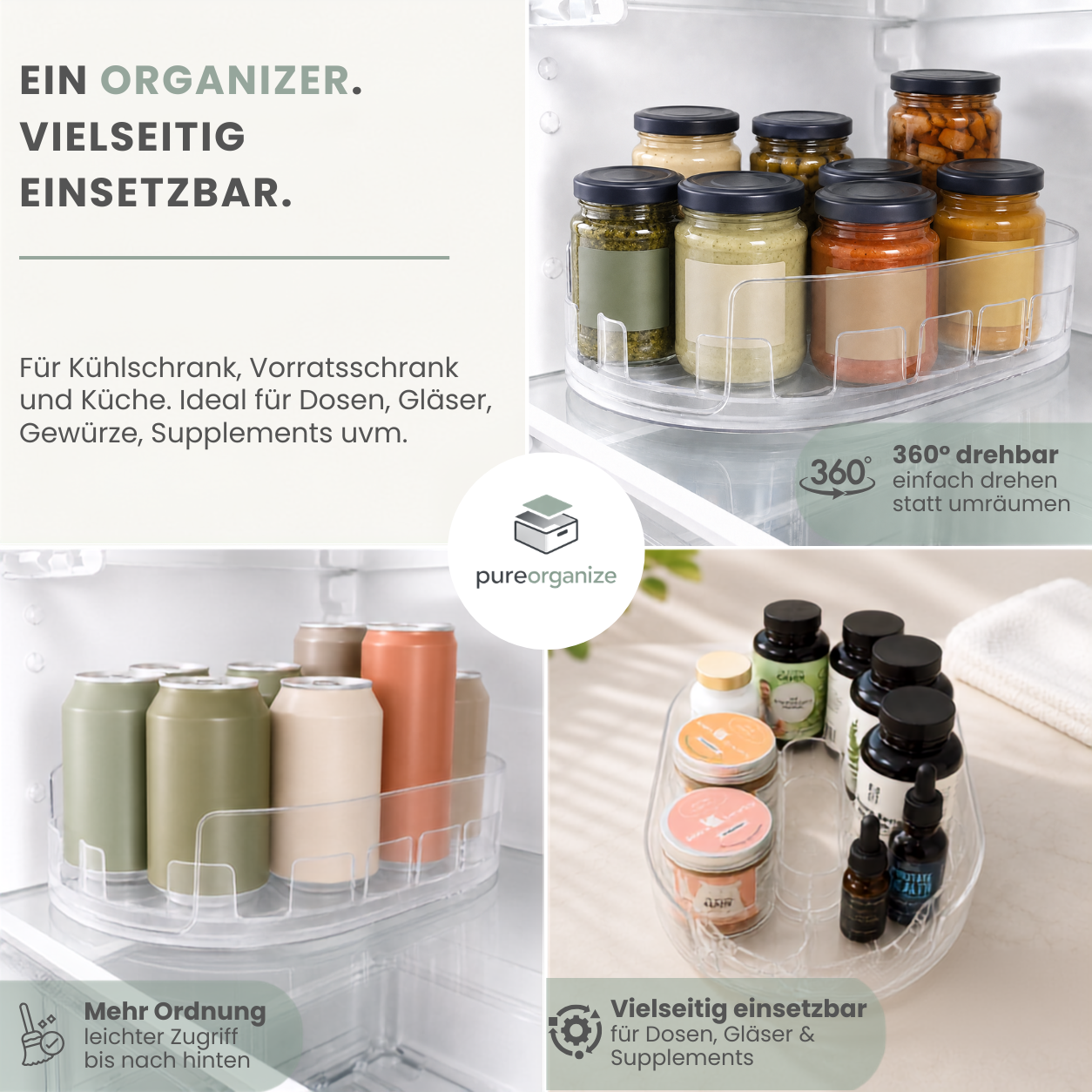 LAROTA – 360° drehbarer Organizer