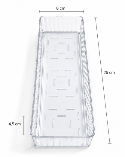 BOXERA – Transparentes Ordnungssystem im 4er-Set