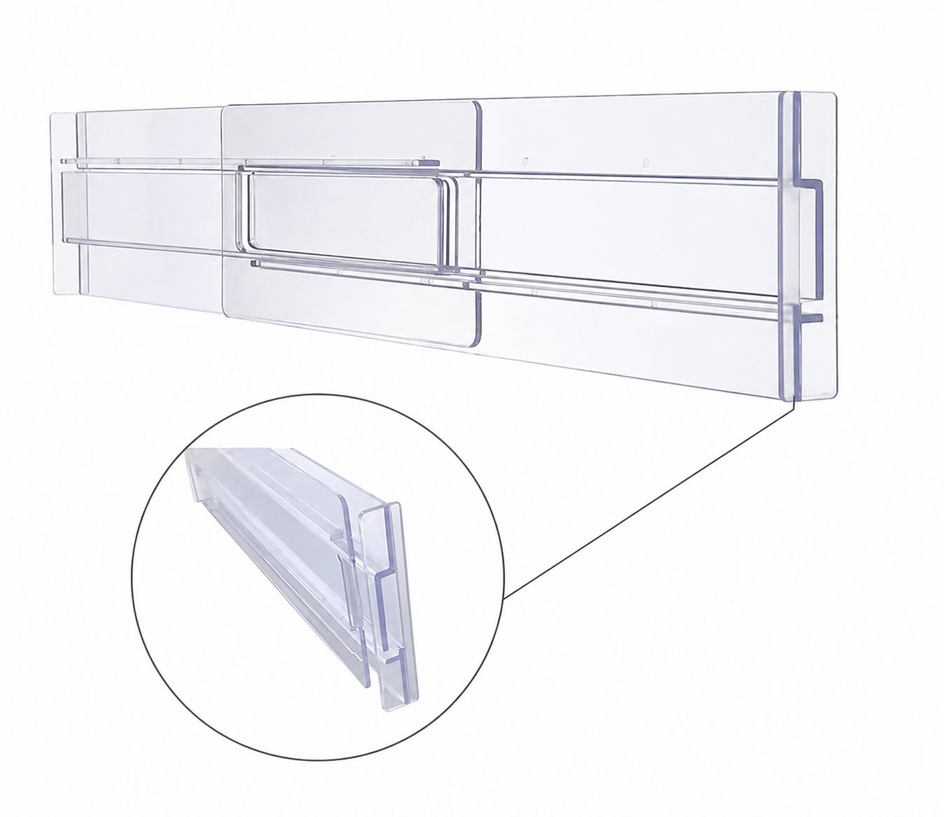 Verstellbare Schubladentrenner SEPARA mit flexiblen Fächern für individuelle Schubladen Organisation