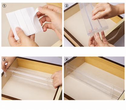 Verstellbare Schubladentrenner SEPARA mit flexiblen Fächern für individuelle Schubladen Organisation