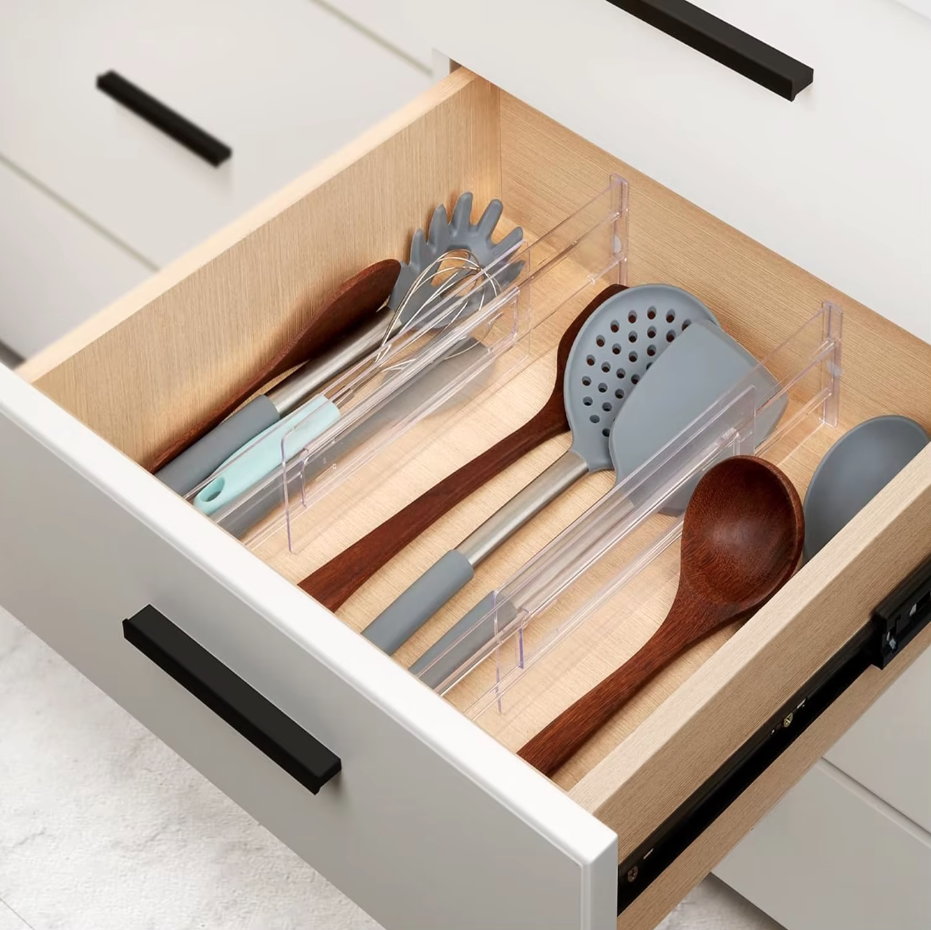 Verstellbare Schubladentrenner SEPARA mit flexiblen Fächern für individuelle Schubladen Organisation