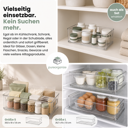 CLEARIA – Transparente Aufbewahrungsbox
