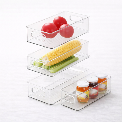 Transparente Aufbewahrungsbox CLEARIA für Küche und Kühlschrank Ordnungssystem