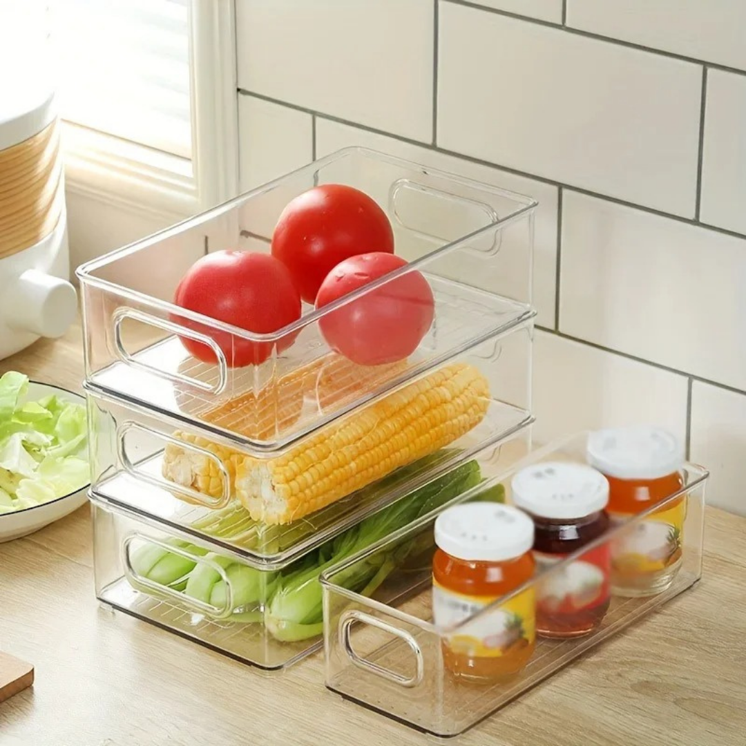 Transparente Aufbewahrungsbox CLEARIA für Küche und Kühlschrank Ordnungssystem